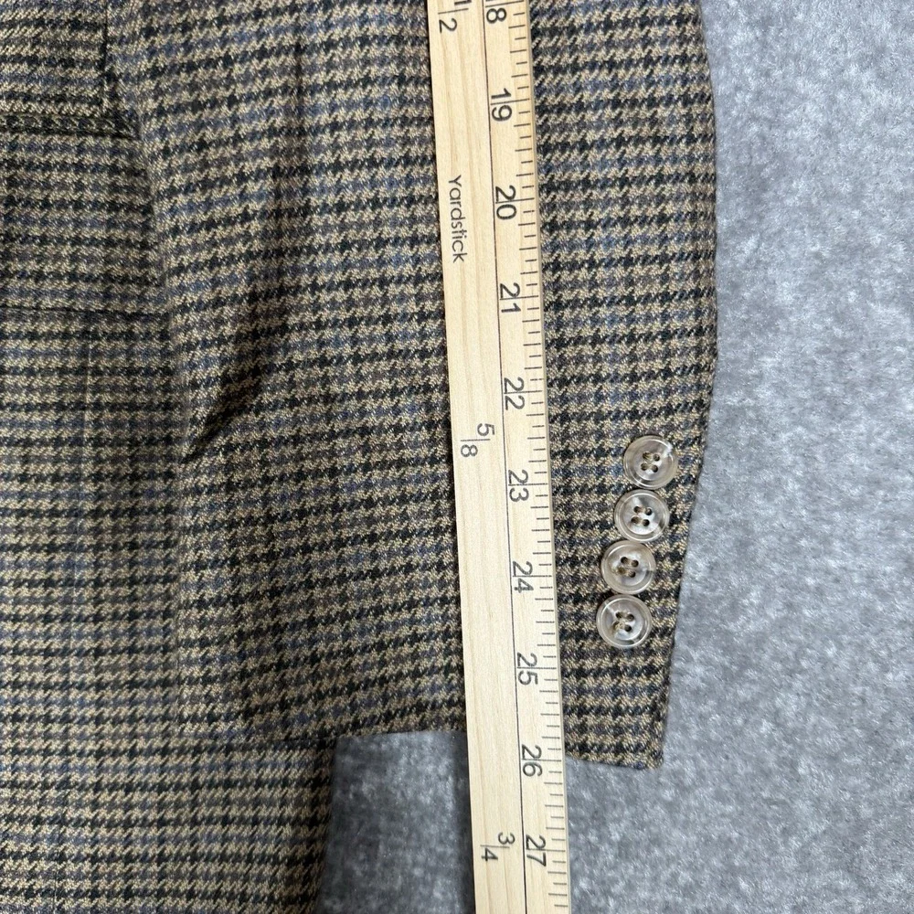 Vintage Oak Creek Blazer Men's‎ 42L Brown Houndstooth Lambswool